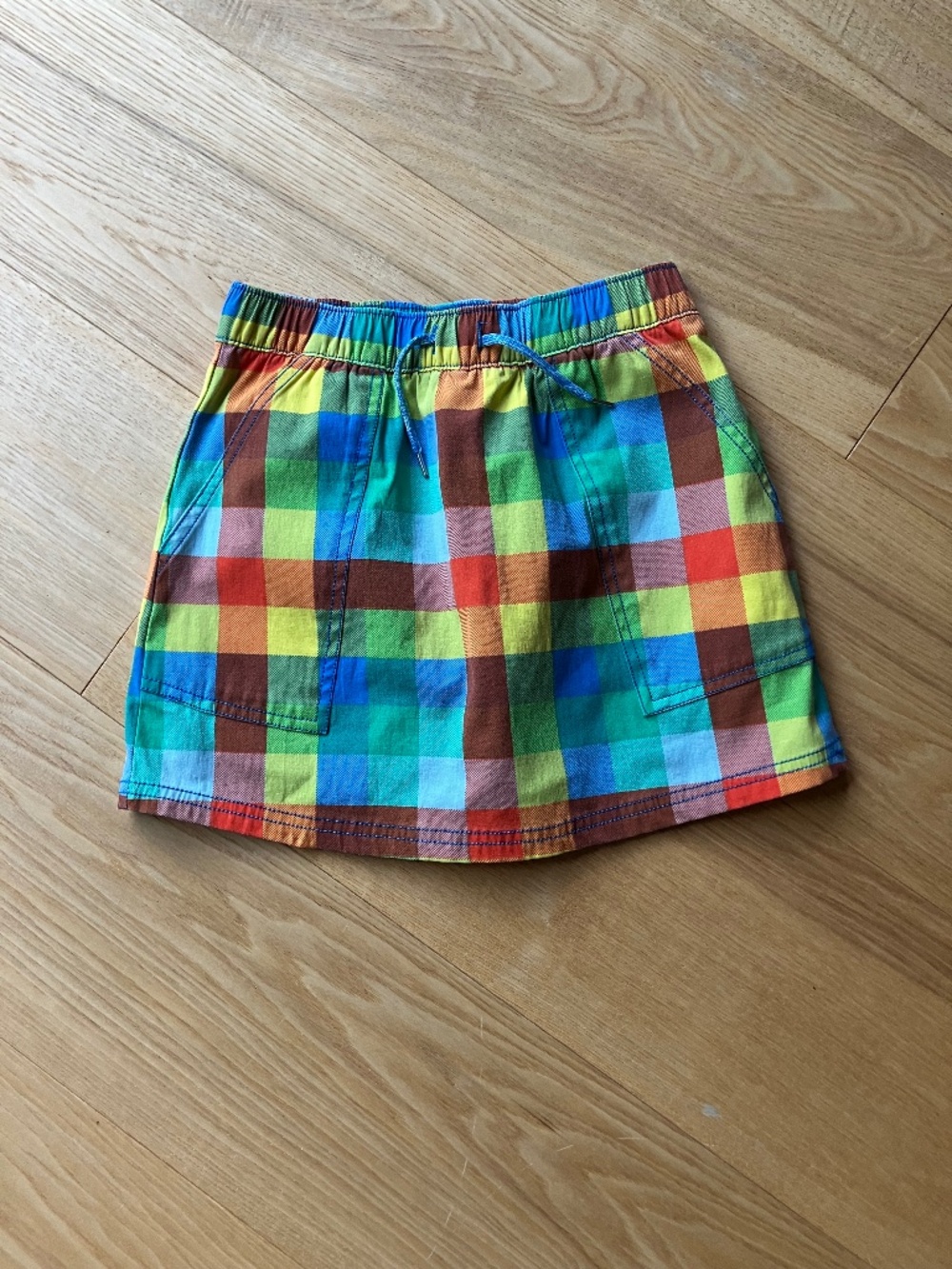 Hanna Andersson plaid skort, size 8